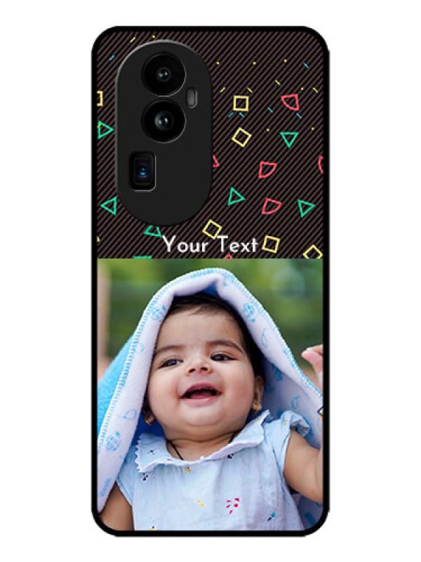 Custom Oppo Reno 10 Pro Plus 5G Custom Metal Phone CaseWith Confetti Birthday Design