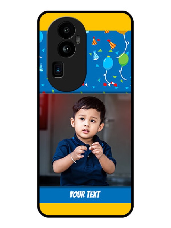 Custom Oppo Reno 10 Pro Plus 5G Custom Metal Phone CaseBirthday Wishes Design