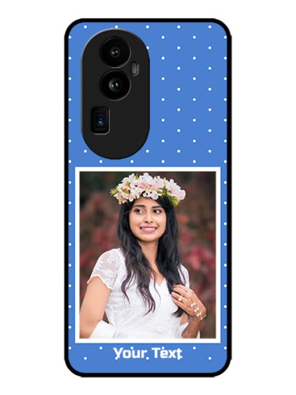 Custom Oppo Reno 10 Pro Plus 5G Custom Metal Phone CasePolka Dots Design