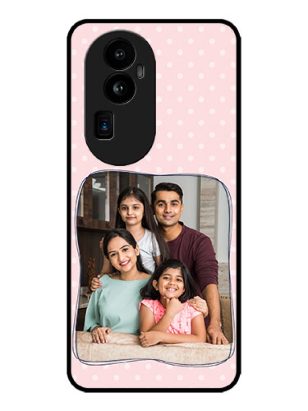 Custom Oppo Reno 10 Pro Plus 5G Custom Metal Phone CaseFamily With Dots Design