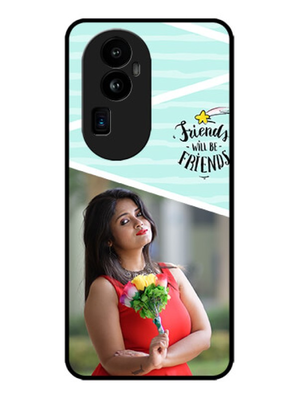 Custom Oppo Reno 10 Pro Plus 5G Custom Metal Phone CaseFriends Picture Icon Design