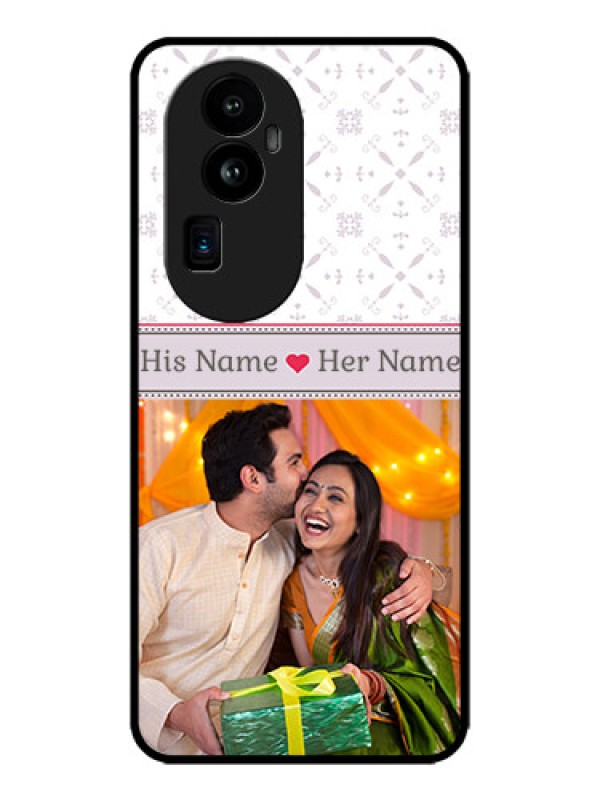 Custom Oppo Reno 10 Pro Plus 5G Custom Metal Phone CaseWith Photo And Ethnic Design