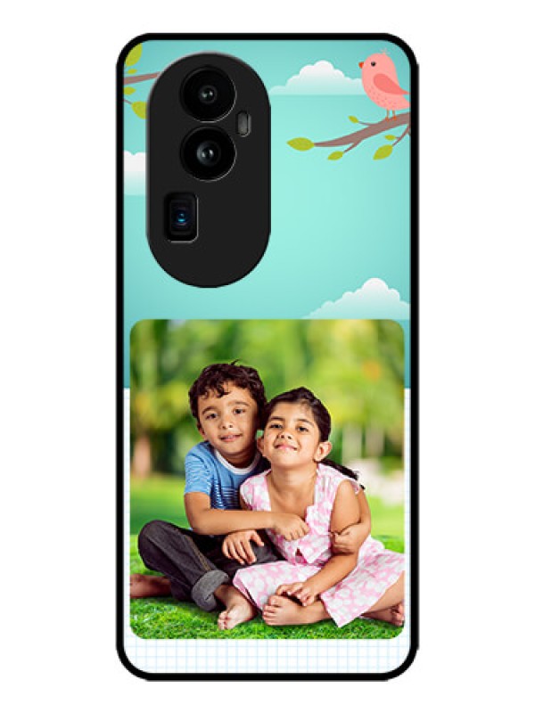 Custom Oppo Reno 10 Pro Plus 5G Custom Metal Phone CaseDoodle Love Design