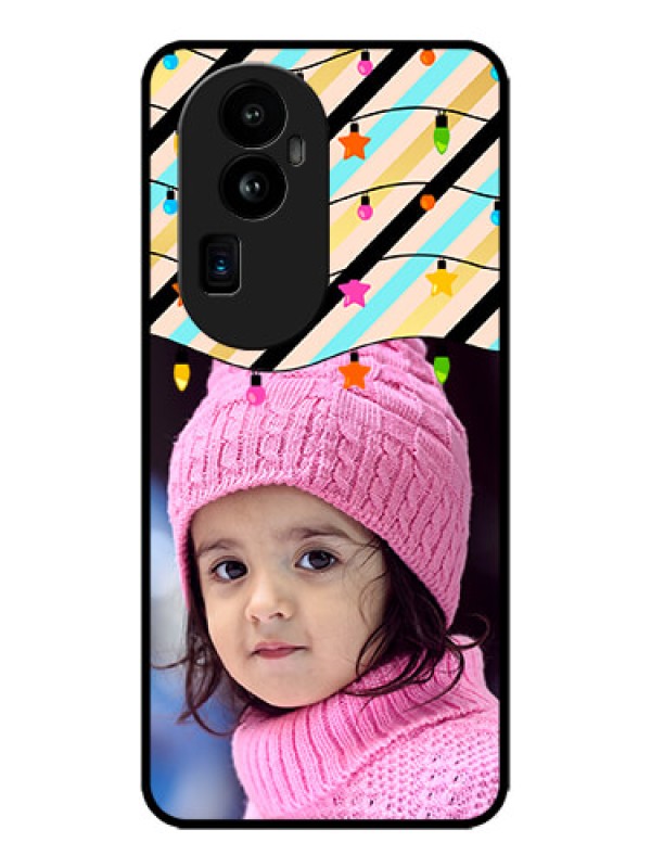 Custom Oppo Reno 10 Pro Plus 5G Custom Metal Phone CaseLights Hanging Design