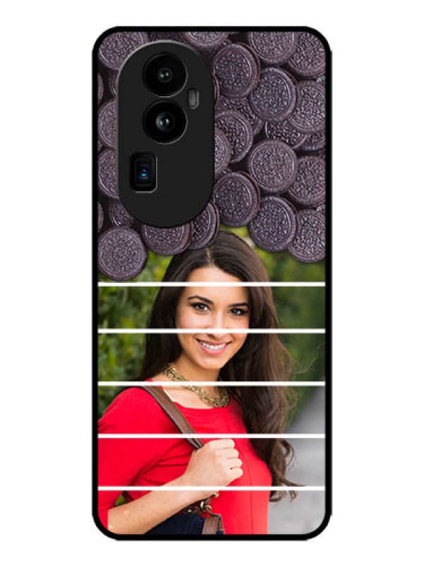 Custom Oppo Reno 10 Pro Plus 5G Custom Metal Phone CaseWith Oreo Biscuit Design