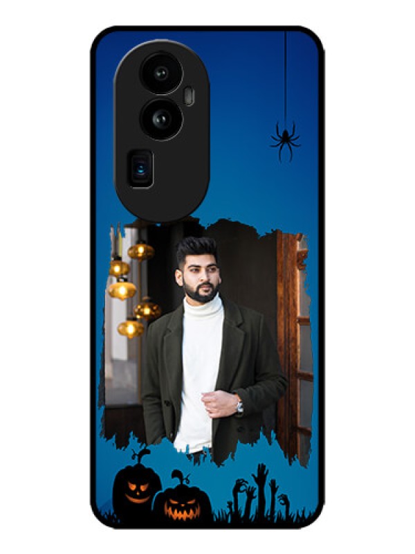 Custom Oppo Reno 10 Pro Plus 5G Custom Metal Phone CaseWith Pro Halloween Design