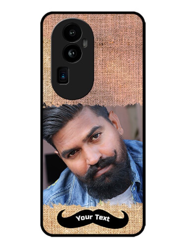 Custom Oppo Reno 10 Pro Plus 5G Custom Metal Phone CaseWith Texture Design