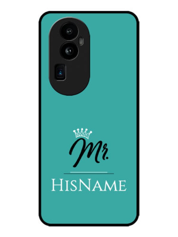 Custom Oppo Reno 10 Pro Plus 5G Custom Metal Phone CaseMr With Name Design