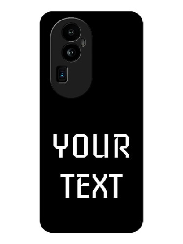 Custom Oppo Reno 10 Pro Plus 5G Custom Metal Phone CaseYour Name Design
