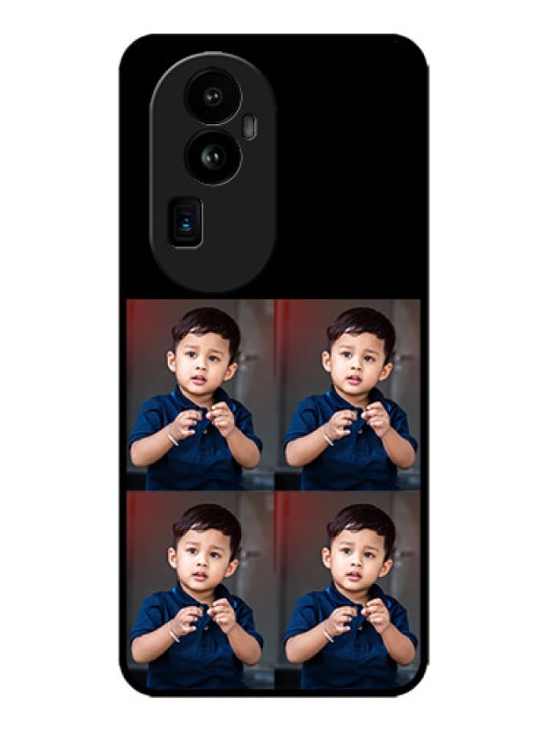 Custom Oppo Reno 10 Pro Plus 5G Custom Metal Phone Case4 Image Holder Design