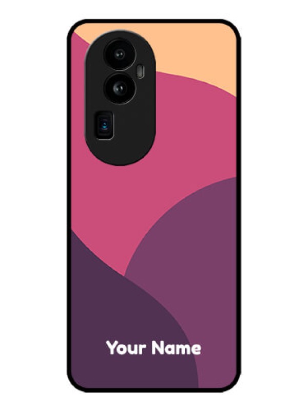Custom Oppo Reno 10 Pro Plus 5G Custom Metal Phone CaseMixed Multi - Colour Abstract Art Design