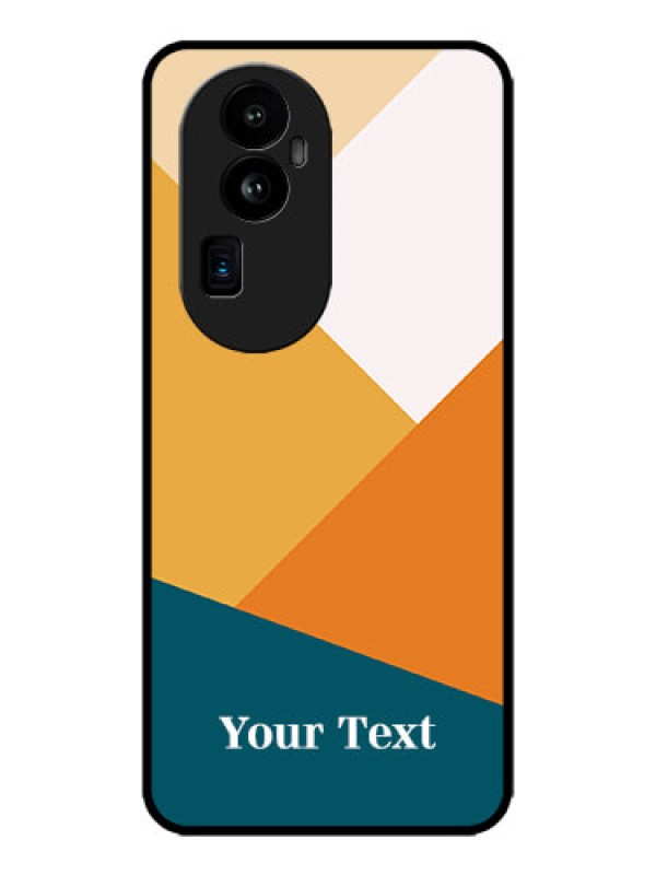Custom Oppo Reno 10 Pro Plus 5G Custom Metal Phone CaseStacked Multi - Colour Design