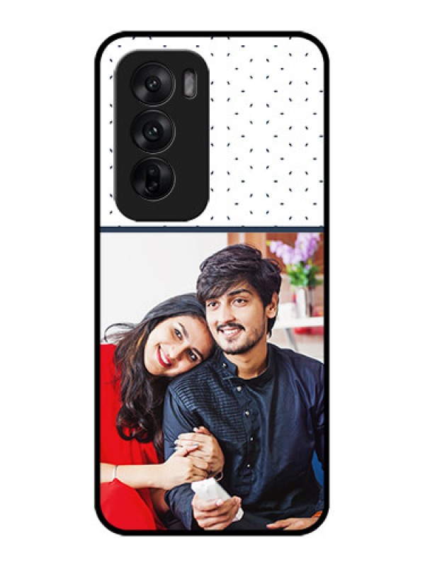 Custom Oppo Reno 12 5G Custom Metal Phone CasePremium Dot Design