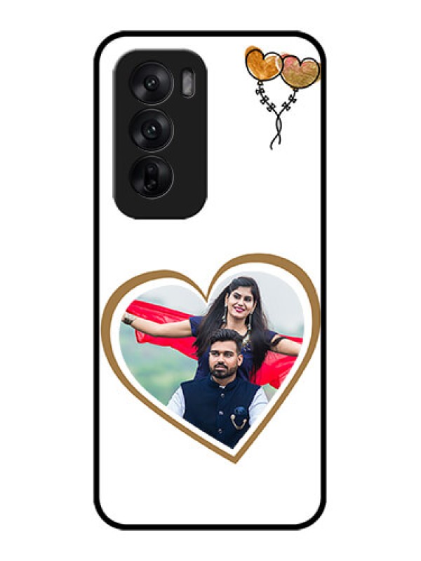 Custom Oppo Reno 12 5G Custom Metal Phone CaseYou and Me Design