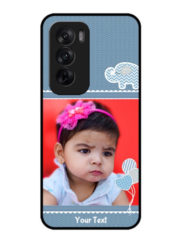 Custom Oppo Reno 12 5G Custom Metal Phone CaseWith Kids Pattern Design