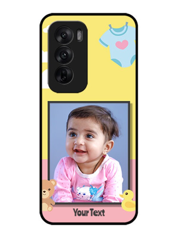 Custom Oppo Reno 12 5G Custom Metal Phone CaseKids 2 Color Design