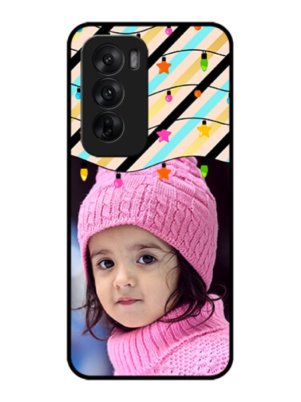 Custom Oppo Reno 12 5G Custom Metal Phone CaseLights Hanging Design