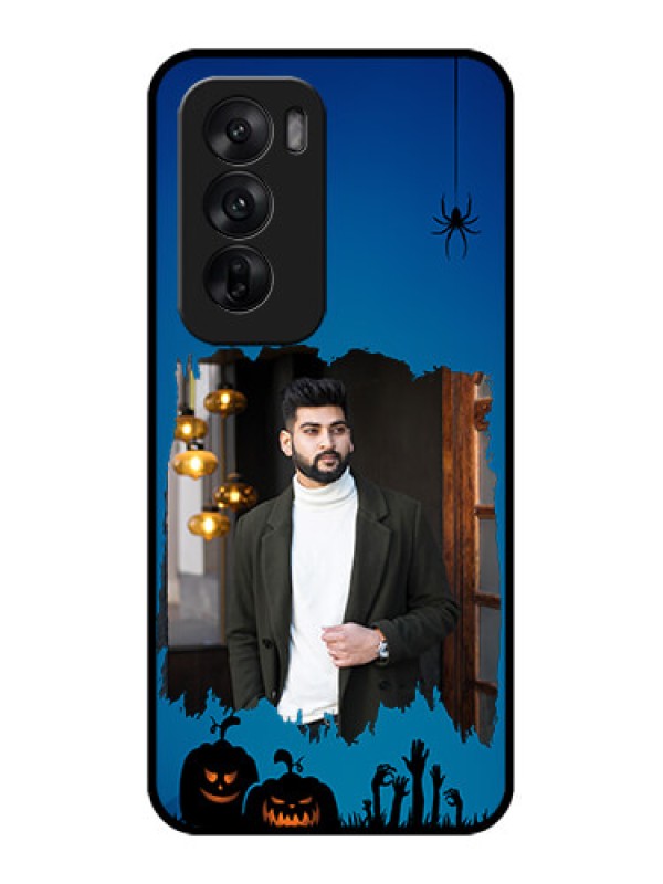 Custom Oppo Reno 12 5G Custom Metal Phone CaseWith Pro Halloween Design