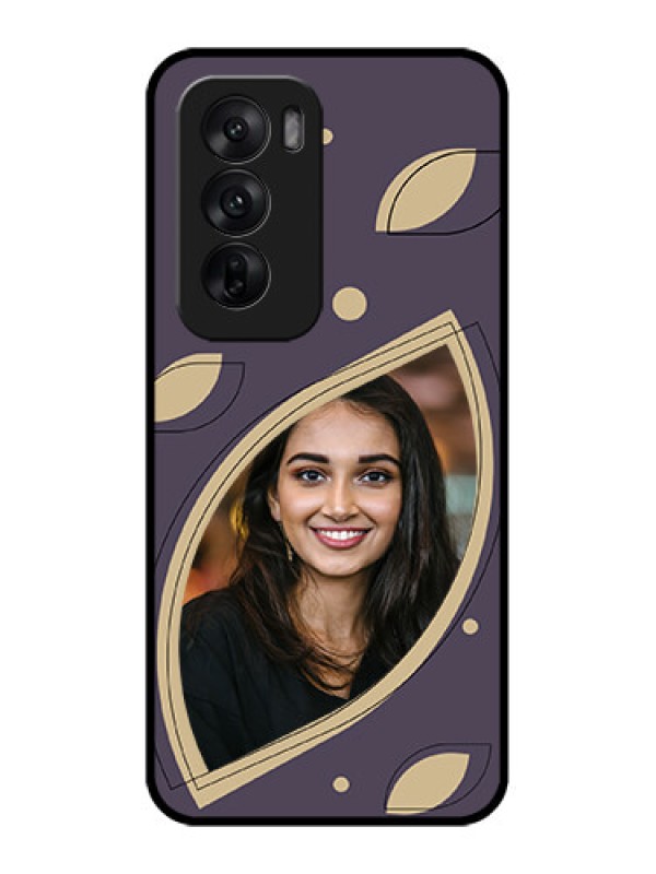 Custom Oppo Reno 12 5G Custom Metal Phone CaseFalling Leaf Design