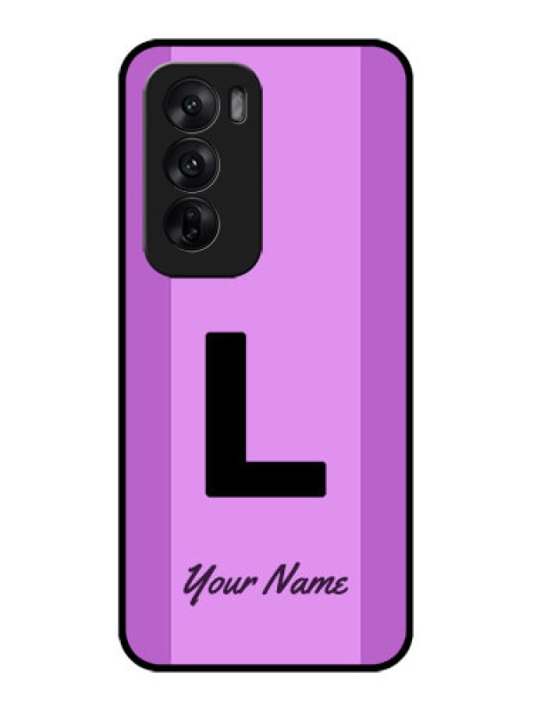 Custom Oppo Reno 12 5G Custom Metal Phone CaseTricolor Custom Text Design