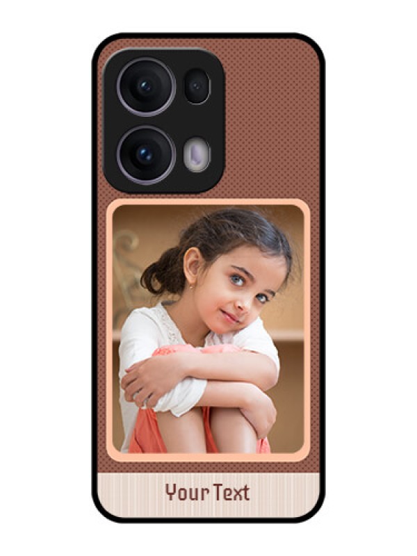 Custom Reno 13 Pro 5G Custom Metal Phone CaseSimple Pic Upload Design