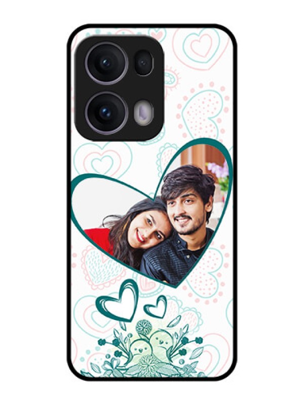 Custom Reno 13 Pro 5G Custom Metal Phone CasePremium Couple Design