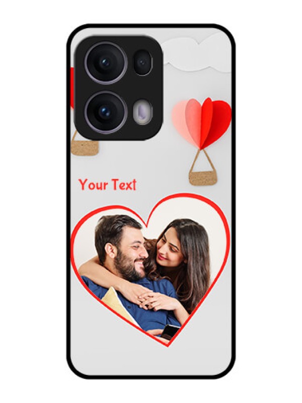 Custom Reno 13 Pro 5G Custom Metal Phone CaseParachute Love Design