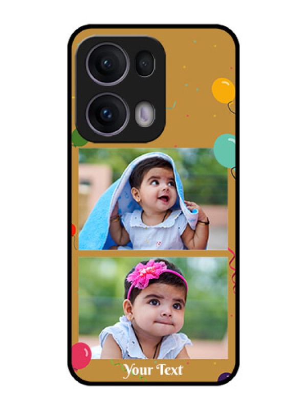 Custom Reno 13 Pro 5G Custom Metal Phone CaseImage Holder With Birthday Celebrations Design