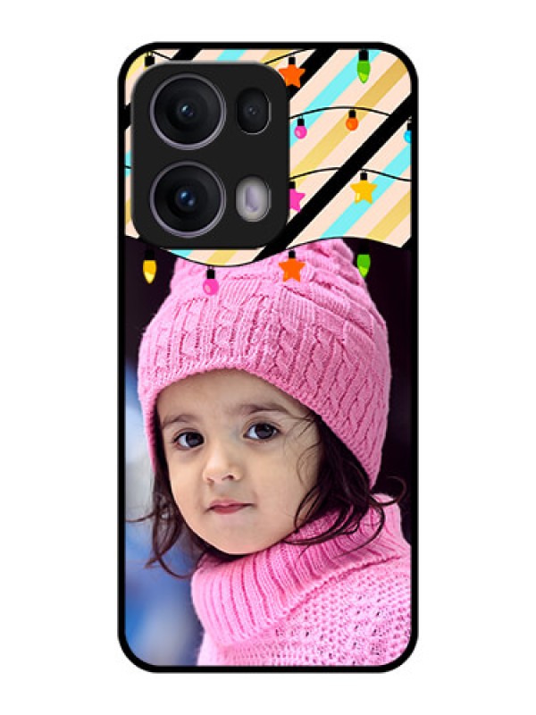 Custom Reno 13 Pro 5G Custom Metal Phone CaseLights Hanging Design