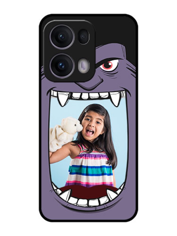 Custom Reno 13 Pro 5G Custom Metal Phone CaseAngry Monster Design