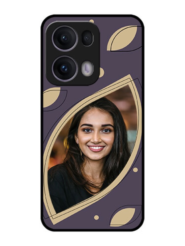 Custom Reno 13 Pro 5G Custom Metal Phone CaseFalling Leaf Design