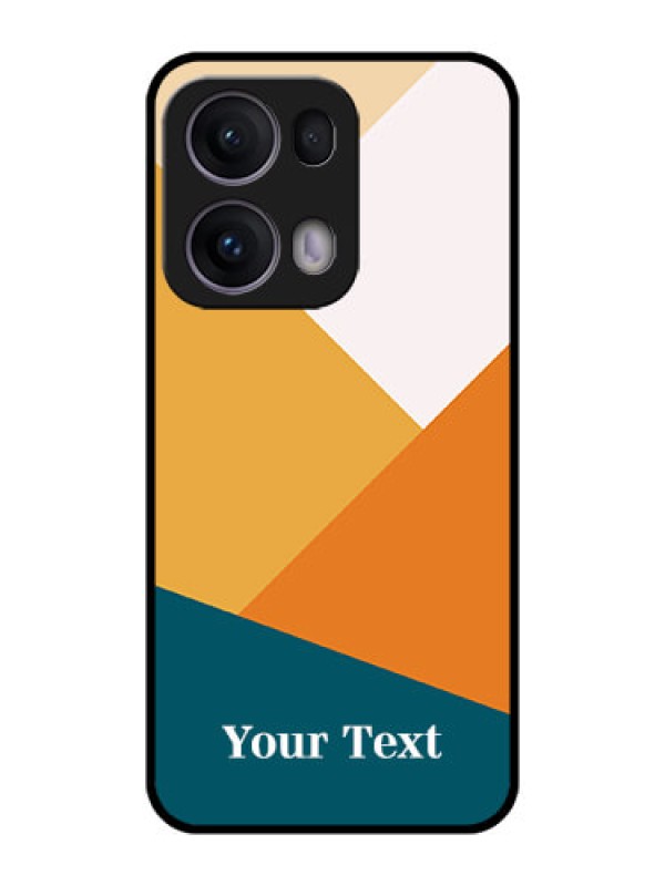 Custom Reno 13 Pro 5G Custom Metal Phone CaseStacked Multi - Colour Design