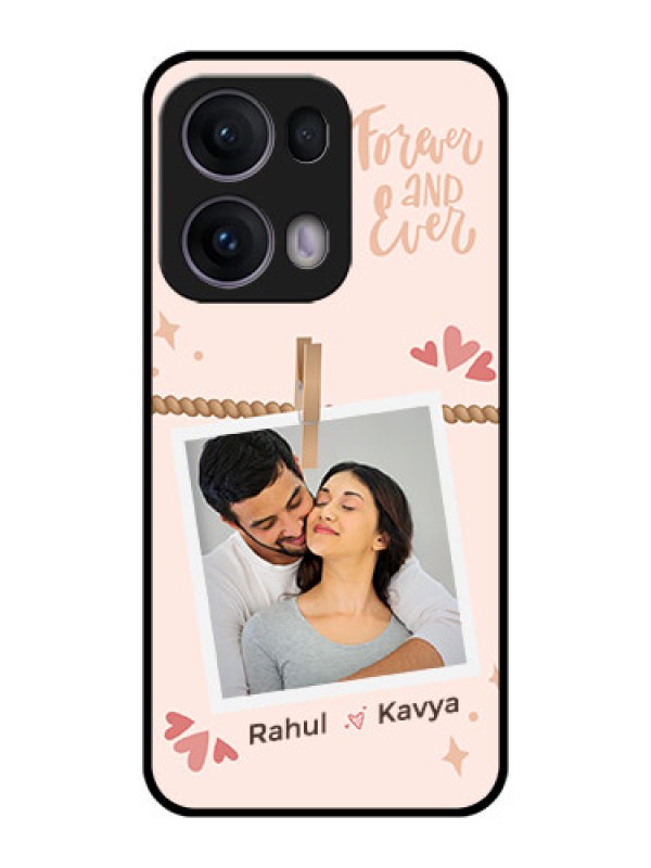 Custom Reno 13 Pro 5G Custom Metal Phone CaseForever And Ever Love Design