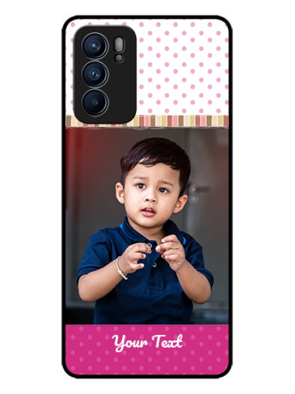 Custom Oppo Reno 6 5G Custom Metal Phone CaseCute Girls Cover Design