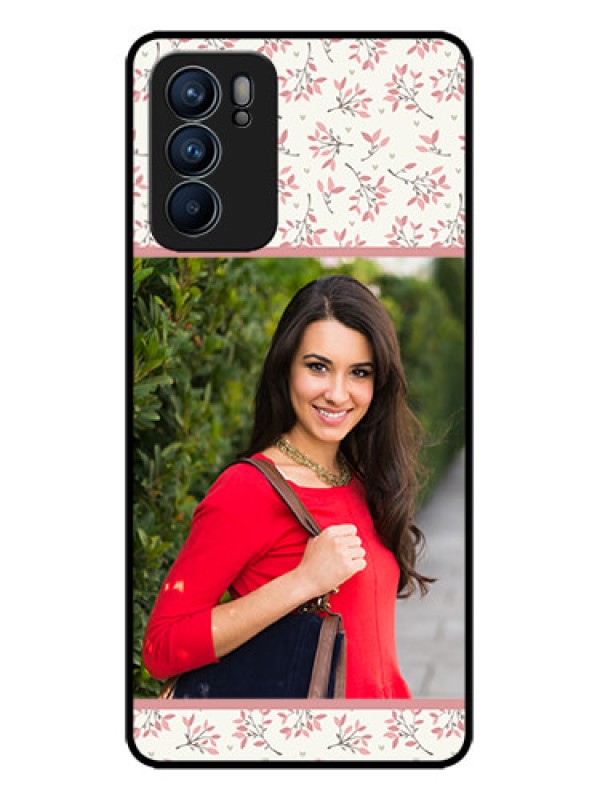 Custom Oppo Reno 6 5G Custom Metal Phone CaseStunning Floral Design