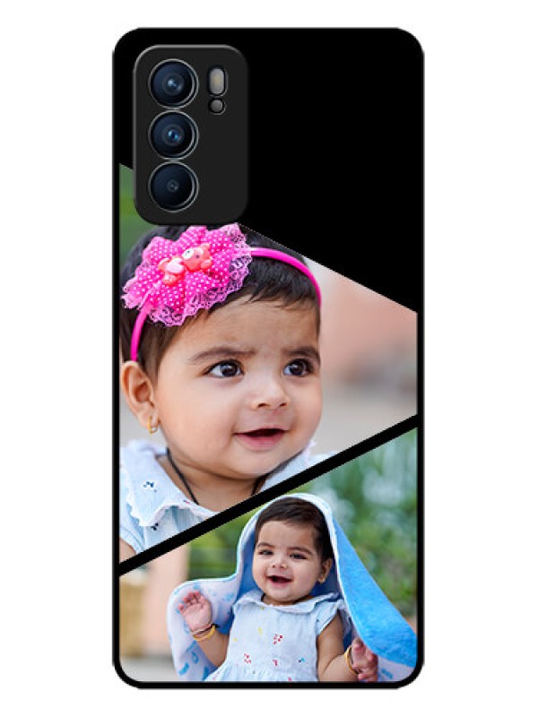 Custom Oppo Reno 6 5G Custom Metal Phone CaseSemi Cut Design