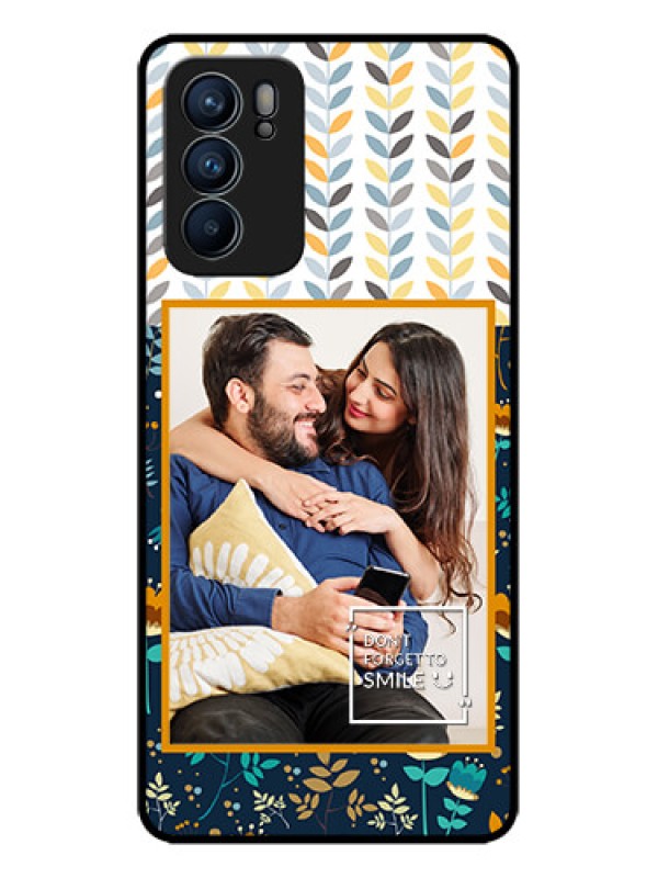 Custom Oppo Reno 6 5G Custom Metal Phone CasePattern Design