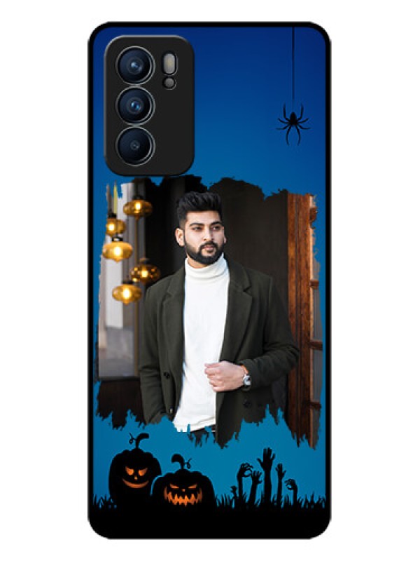 Custom Oppo Reno 6 5G Custom Metal Phone CaseWith Pro Halloween Design