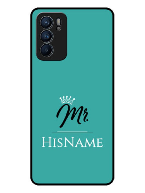 Custom Oppo Reno 6 5G Custom Metal Phone CaseMr With Name Design