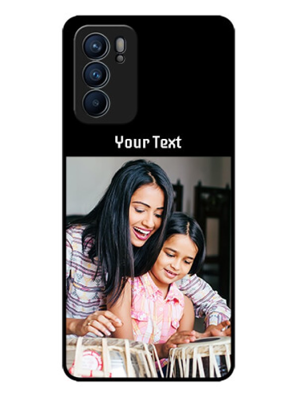 Custom Oppo Reno 6 5G Custom Metal Phone CasePhoto With Name Design