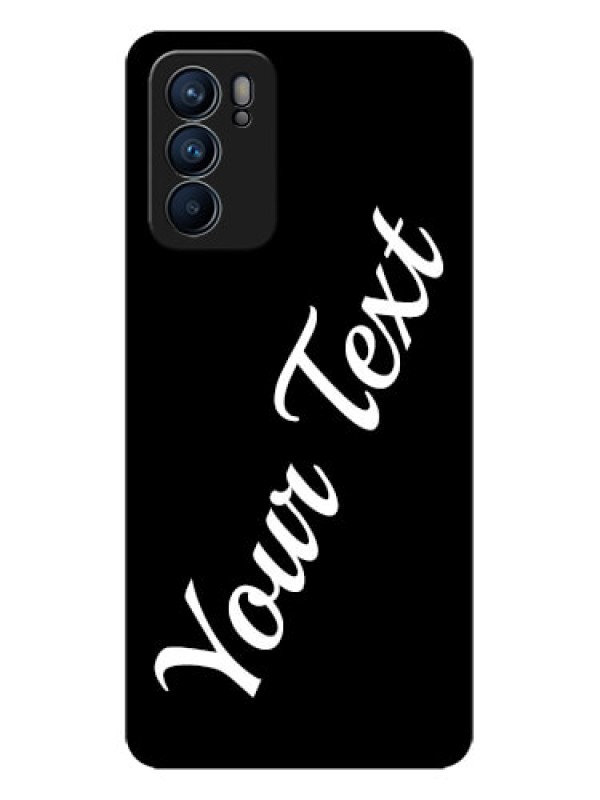 Custom Oppo Reno 6 5G Custom Metal Phone CaseWith Your Name Design