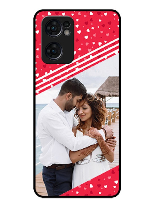 Custom Oppo Reno 7 5G Custom Metal Phone CaseValentines Gift Design