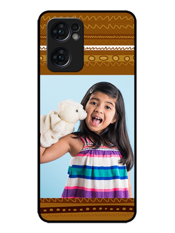 Custom Oppo Reno 7 5G Custom Metal Phone CaseFriends Picture Upload Design