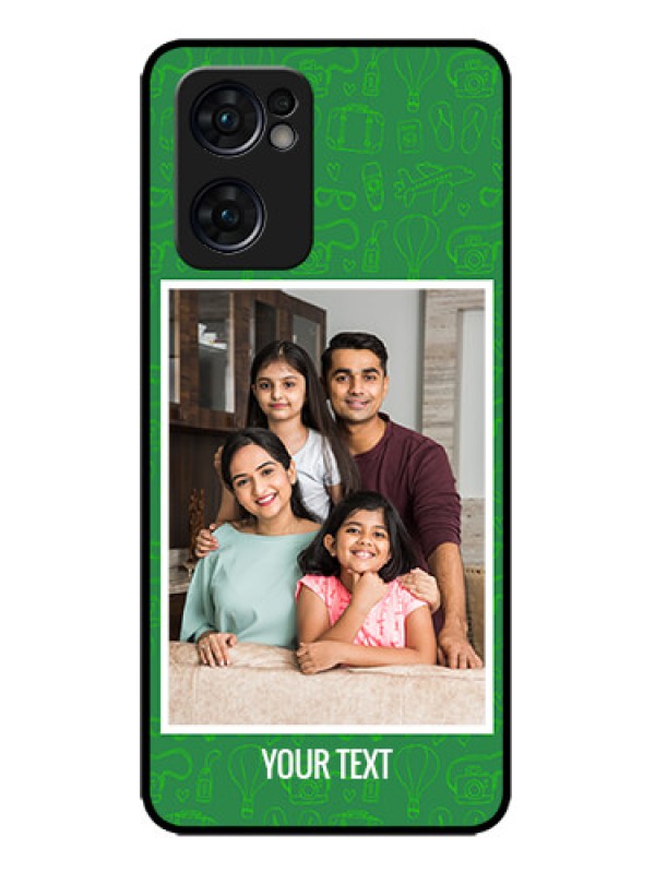 Custom Oppo Reno 7 5G Custom Metal Phone CasePicture Upload Design