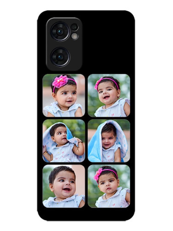 Custom Oppo Reno 7 5G Custom Metal Phone CaseMultiple Pictures Design