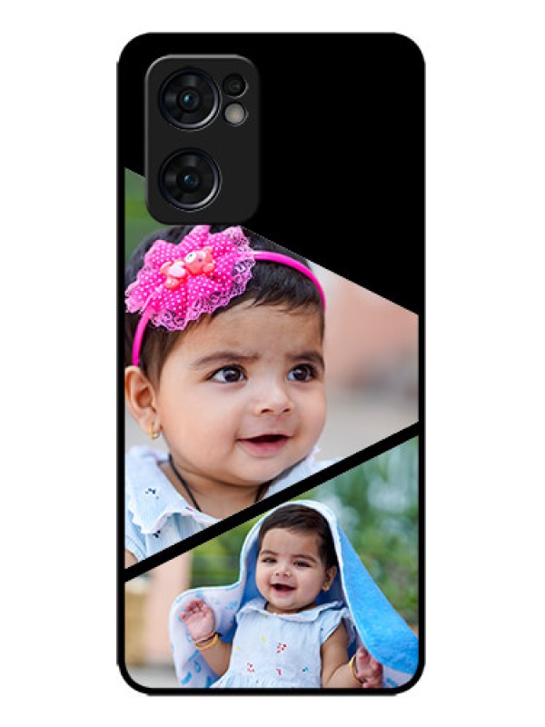 Custom Oppo Reno 7 5G Custom Metal Phone CaseSemi Cut Design