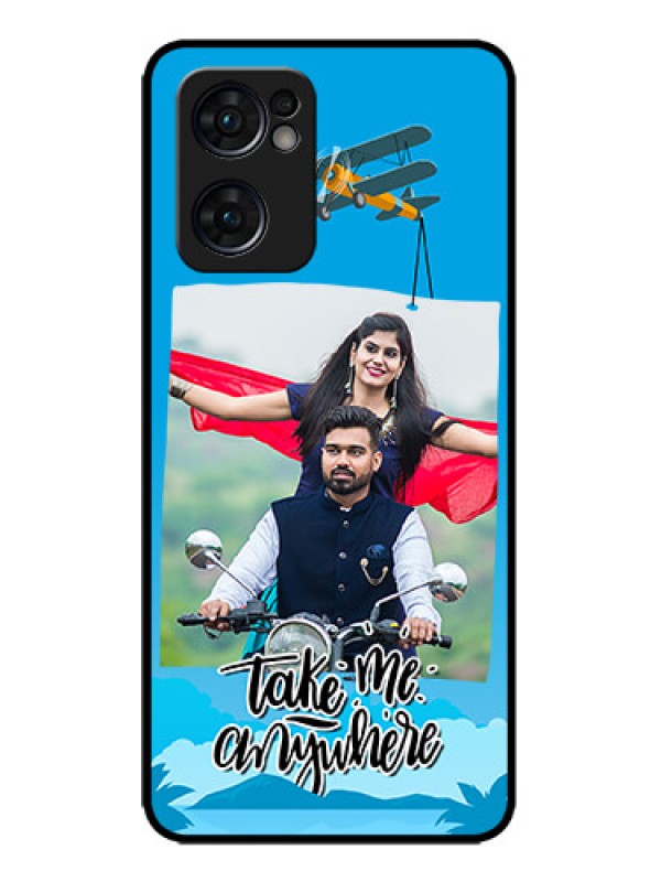 Custom Oppo Reno 7 5G Custom Metal Phone CaseTraveller Design