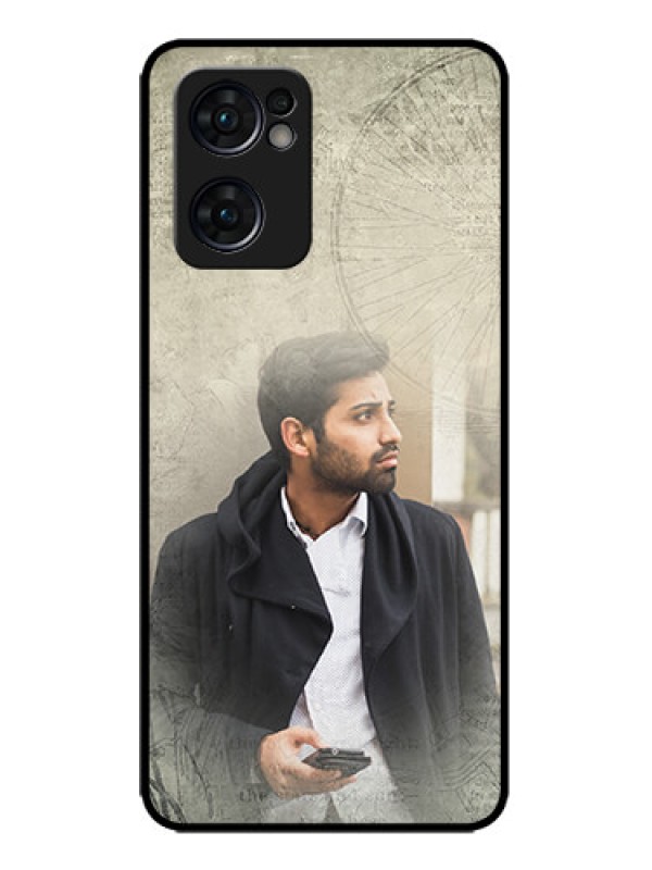 Custom Oppo Reno 7 5G Custom Metal Phone CaseWith Vintage Design
