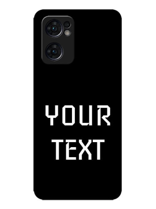 Custom Oppo Reno 7 5G Custom Metal Phone CaseYour Name Design