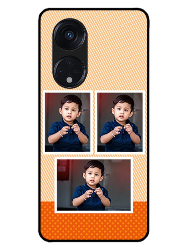 Custom Oppo Reno 8T 5G Custom Metal Phone CaseBulk Photos Upload Design
